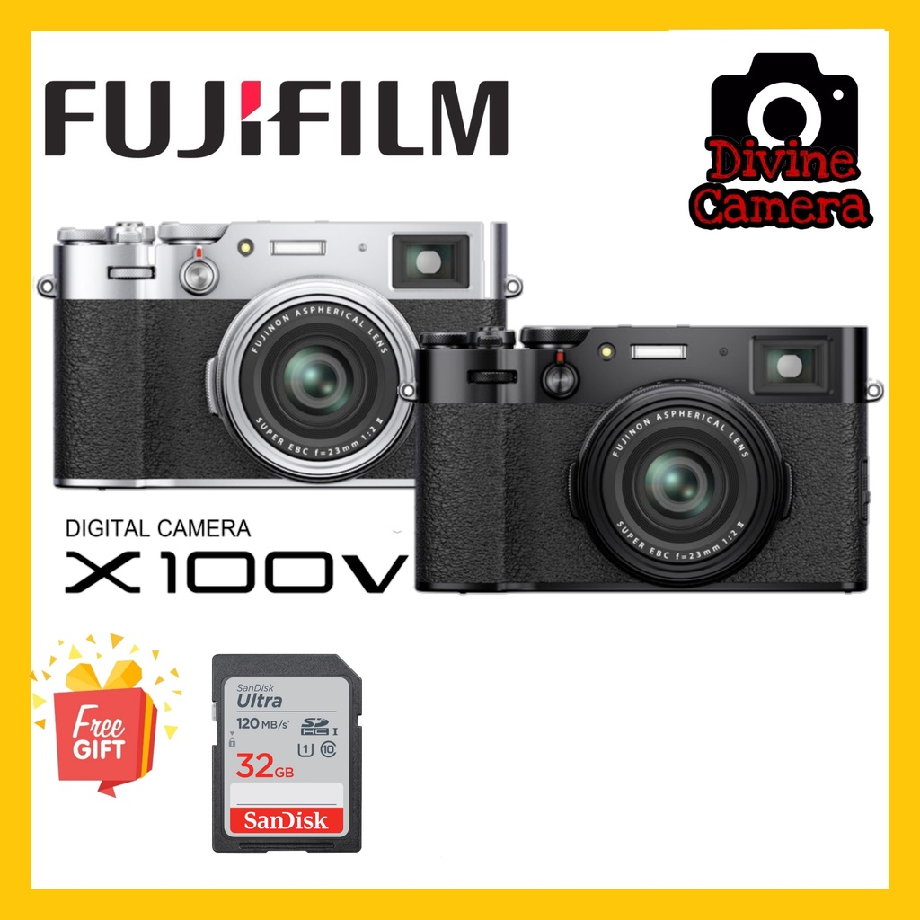 FUJIFILM X100V APSC Format Point and Shoot Digital Camera Shopee Malaysia