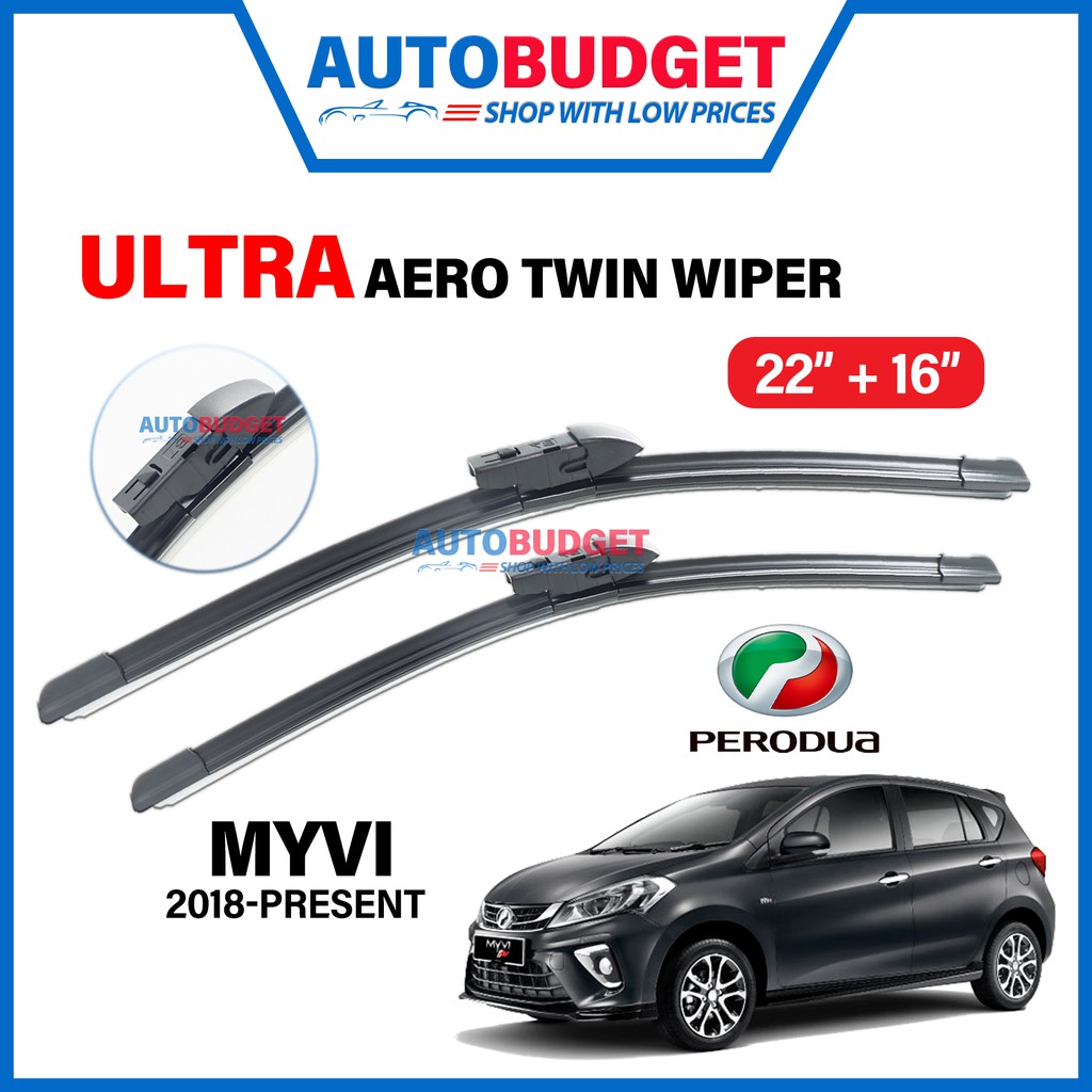 PERODUA MYVI 20182021 Present  AUTOBUDGET ULTRA Aero Twin Wiper