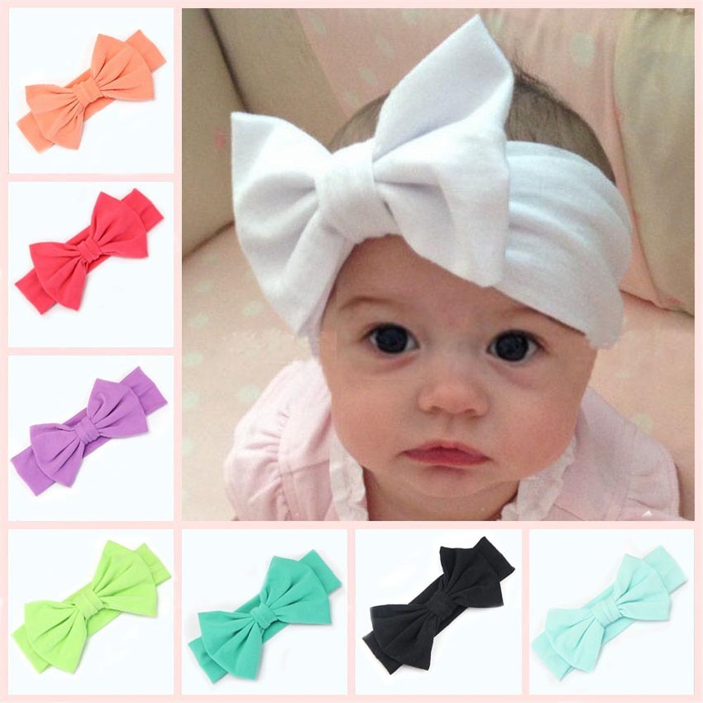 infant girl head bows