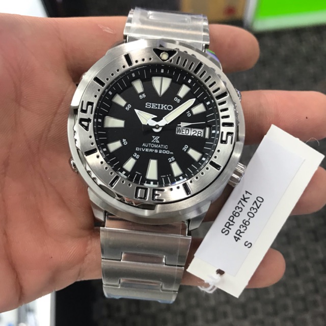 SEIKO BABY TUNA PROSPEX AUTOMATIC DIVERS 200M SRP637 SRP637K SRP637K1 |  Shopee Malaysia