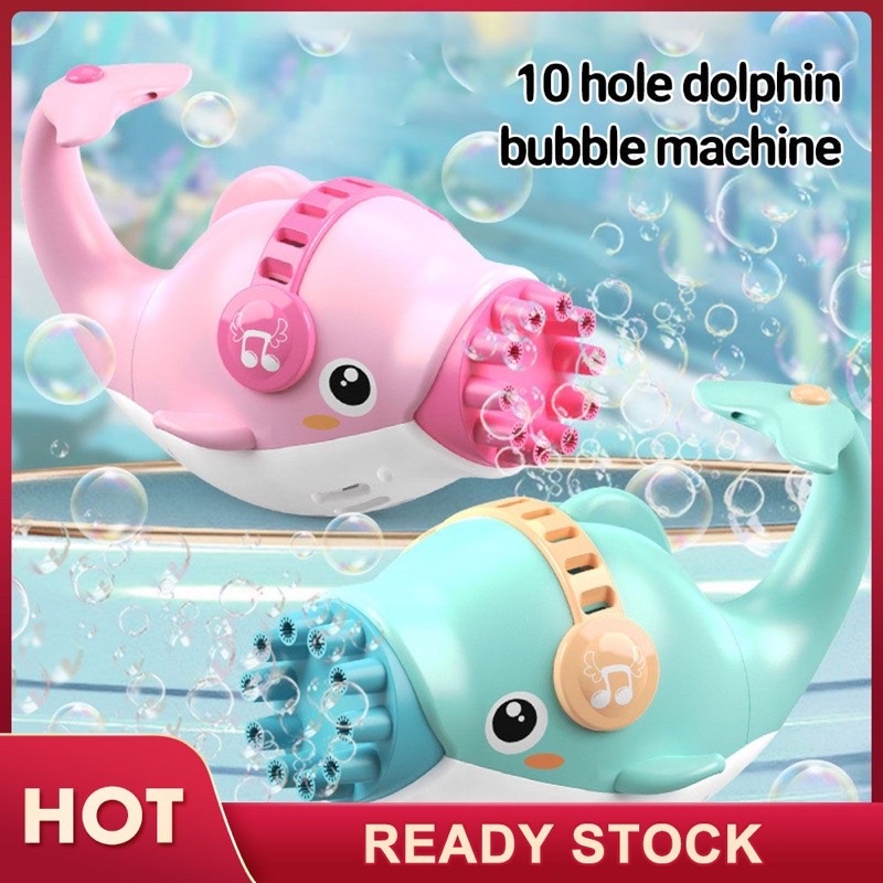 Dolphin Bubble Machine Bubble gun Gatling Bubble Gun Machine Cool Toys