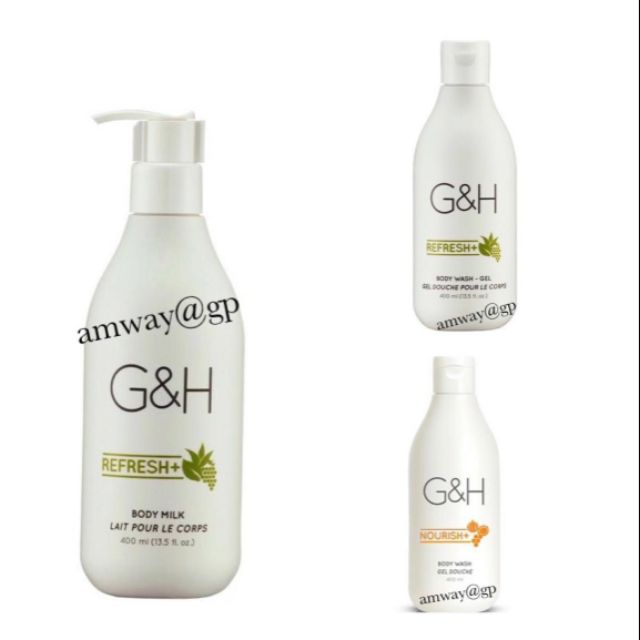 Amway G H Refresh Body Wash Nourish Refresh Protect 1 Shopee