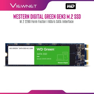 WD Western Digital Green M.2 2280 SATA Solid State Drive SSD (240GB / 480GB) (WDS240G2G0B / WDS480G2G0B)