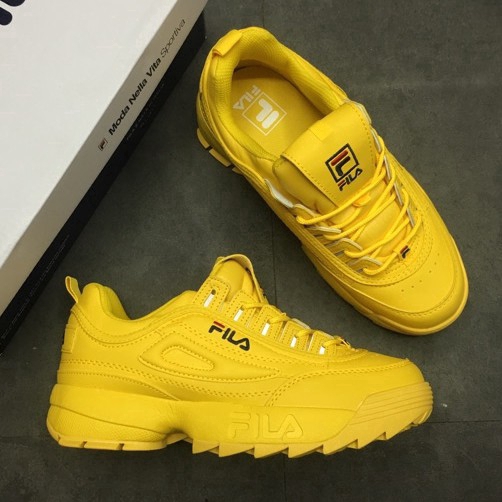 fila shoes 2018 yellow