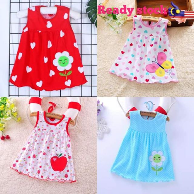 Baju gaun baby baby dress kids cloth. Baju budak baju ...