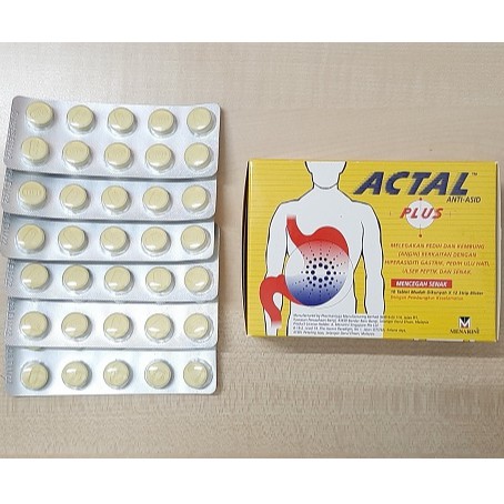 Expiry Date 11 2022 Actal Plus Anti Acid Anti Flatulent 10 S Shopee Malaysia