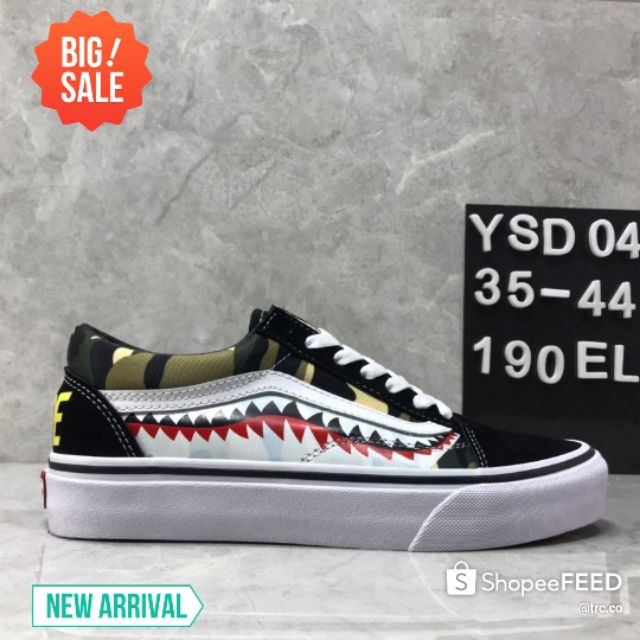 bape x vans old skool