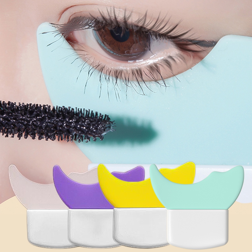 [Random Color] Multifunctional Portable Eye Makeup Auxiliary Tool / Premium Silicone Makeup Stencils For Painting Eyeshadow / Eye Makeup Aid Tool /Beauty Template Shaping Tool
