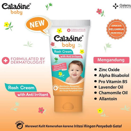 caladine baby rash cream