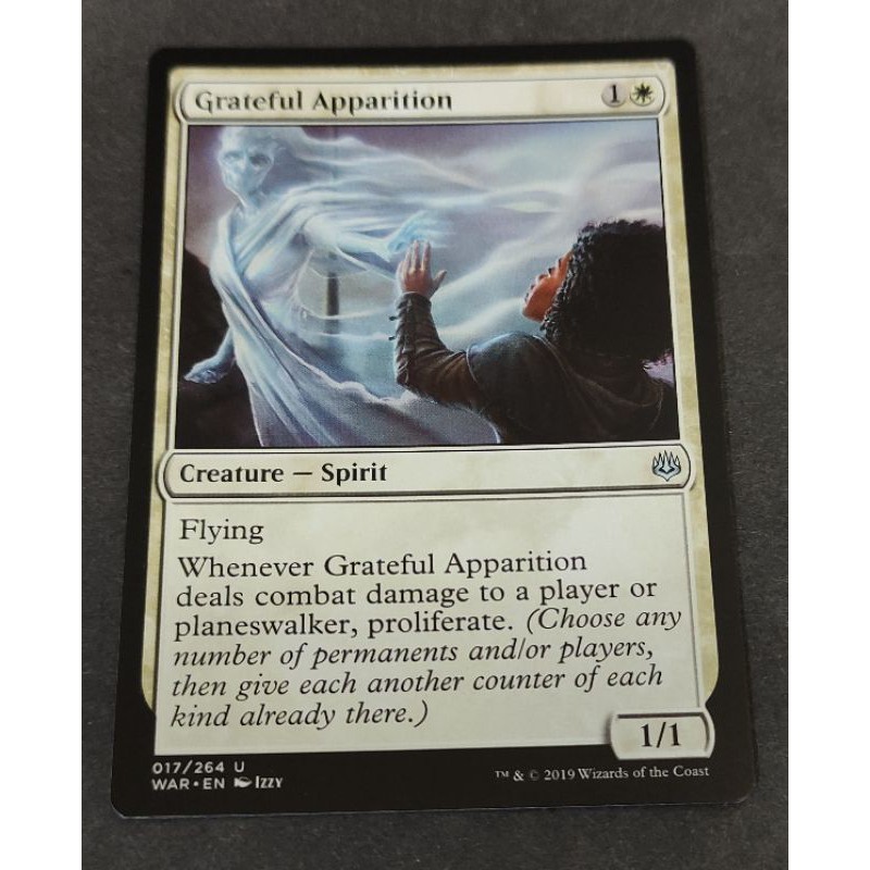 Grateful Apparition War Of The Spark Mtg Card Mint Condition