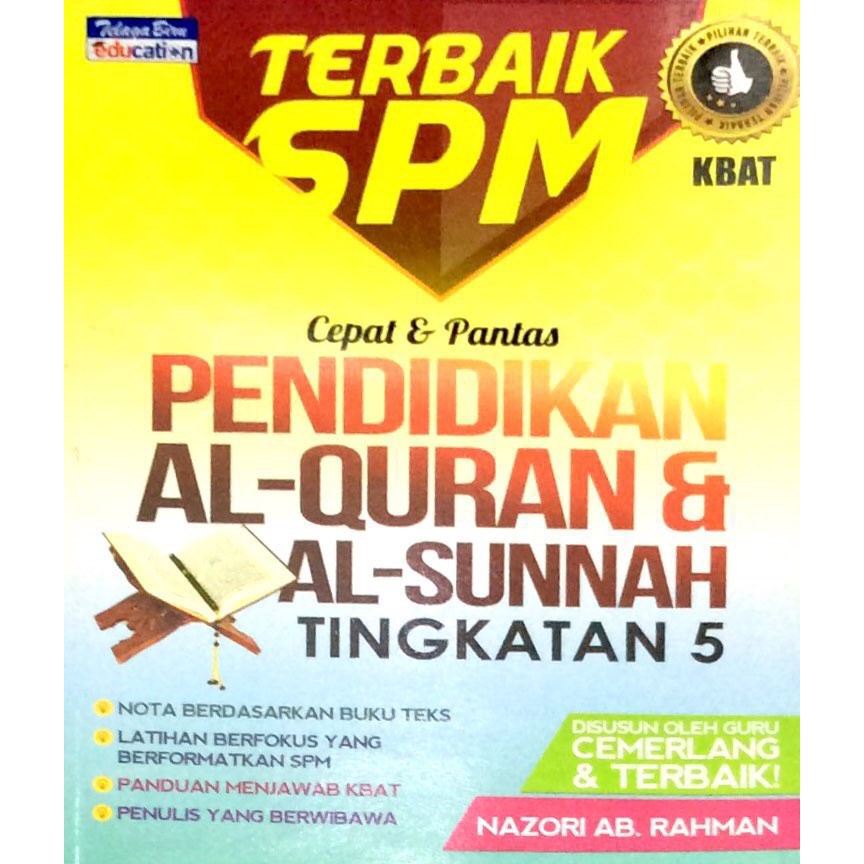 Buku Teks Pendidikan Al-Qur'an Dan As-Sunnah Tingkatan 5 - Buku Teks ...