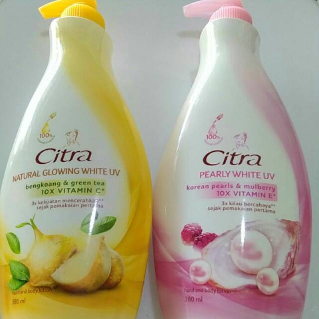 Citra Hand Body Lotion White UV 380ml Shopee Malaysia