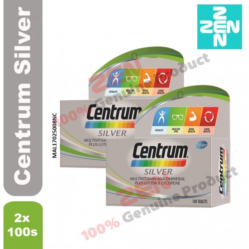 CENTRUM SILVER MULTIVITAMIN 100S X2 (Expiry date February 2020