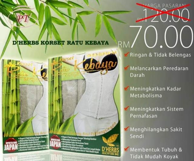 Dherbs Korset Ratu Kebaya Offer Rm70 Shopee Malaysia