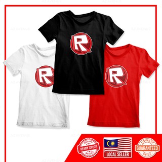 Roblox 01 White T Shirt Kids Boy Shopee Malaysia - white and red school uniform roblox