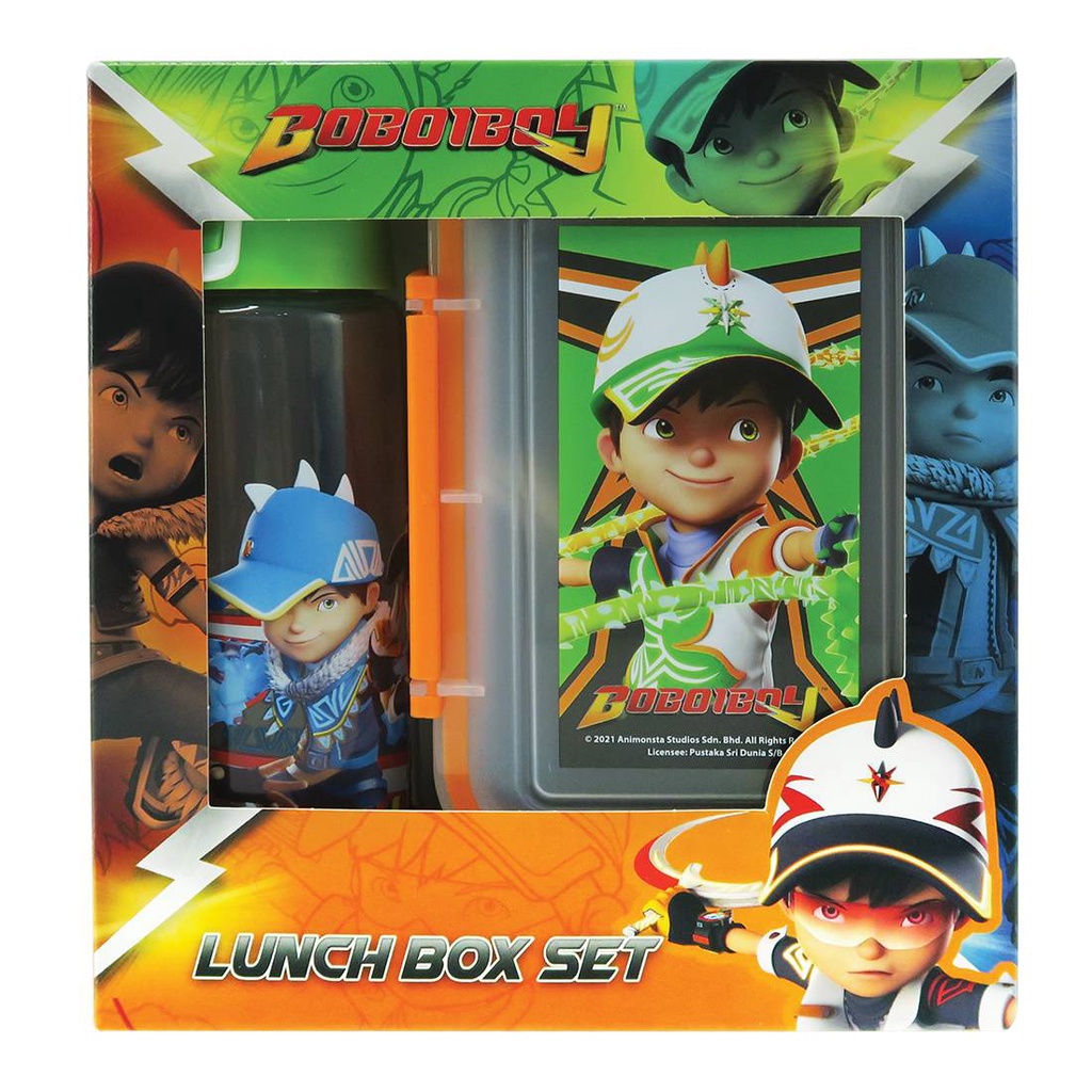 Boboiboy Galaxy Lunch Box Bottle Gift Set (BPA-Free)New | Shopee Malaysia