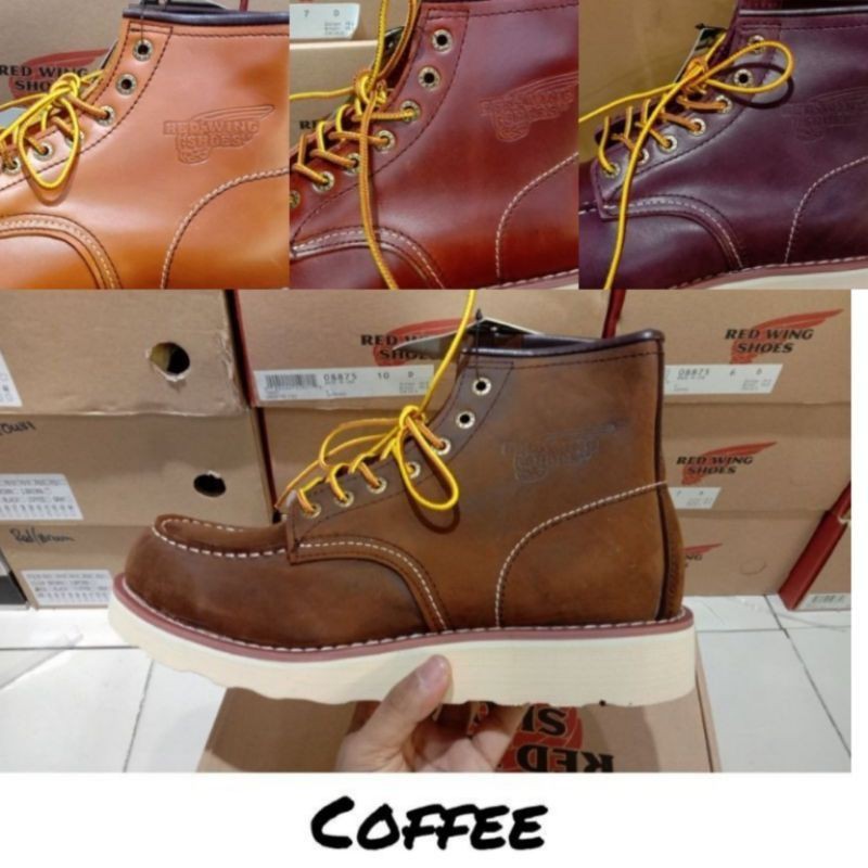 READY STOCK ] RedWing Shoe 8875-8106-6021 High Cut Boots Tough Leather (NO  STEEL TOE) Ship from KL | Shopee Malaysia