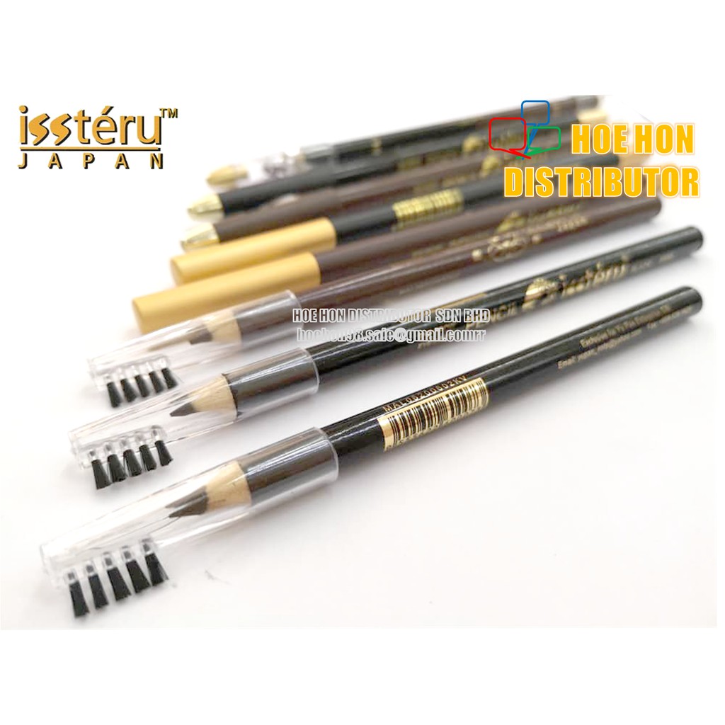 Issteru Eye Brow Liner Celak Mata Make Up Brown Black Pencil Shopee Malaysia