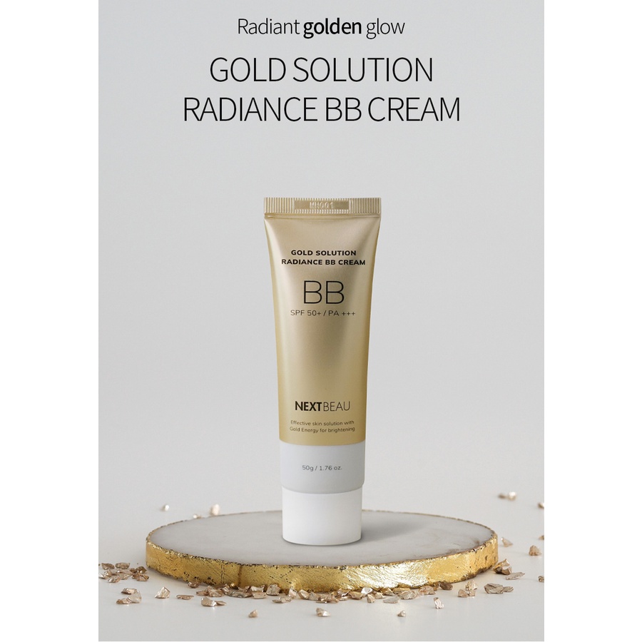 NEXTBEAU Gold Solution Radiance BB Cream SPF50+PA+++ 50g | Shopee Malaysia