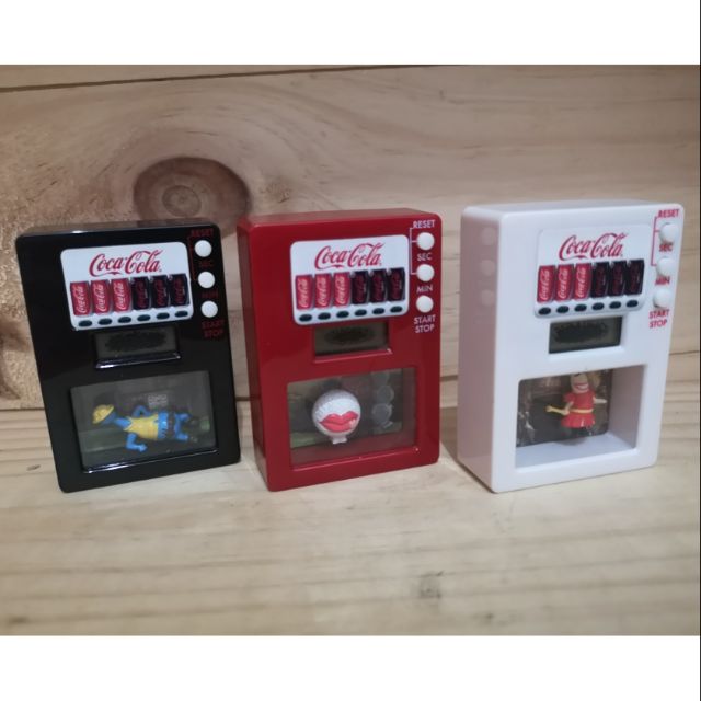 Coca Cola Mini Vending Machine display set of 3 from Japan Shopee