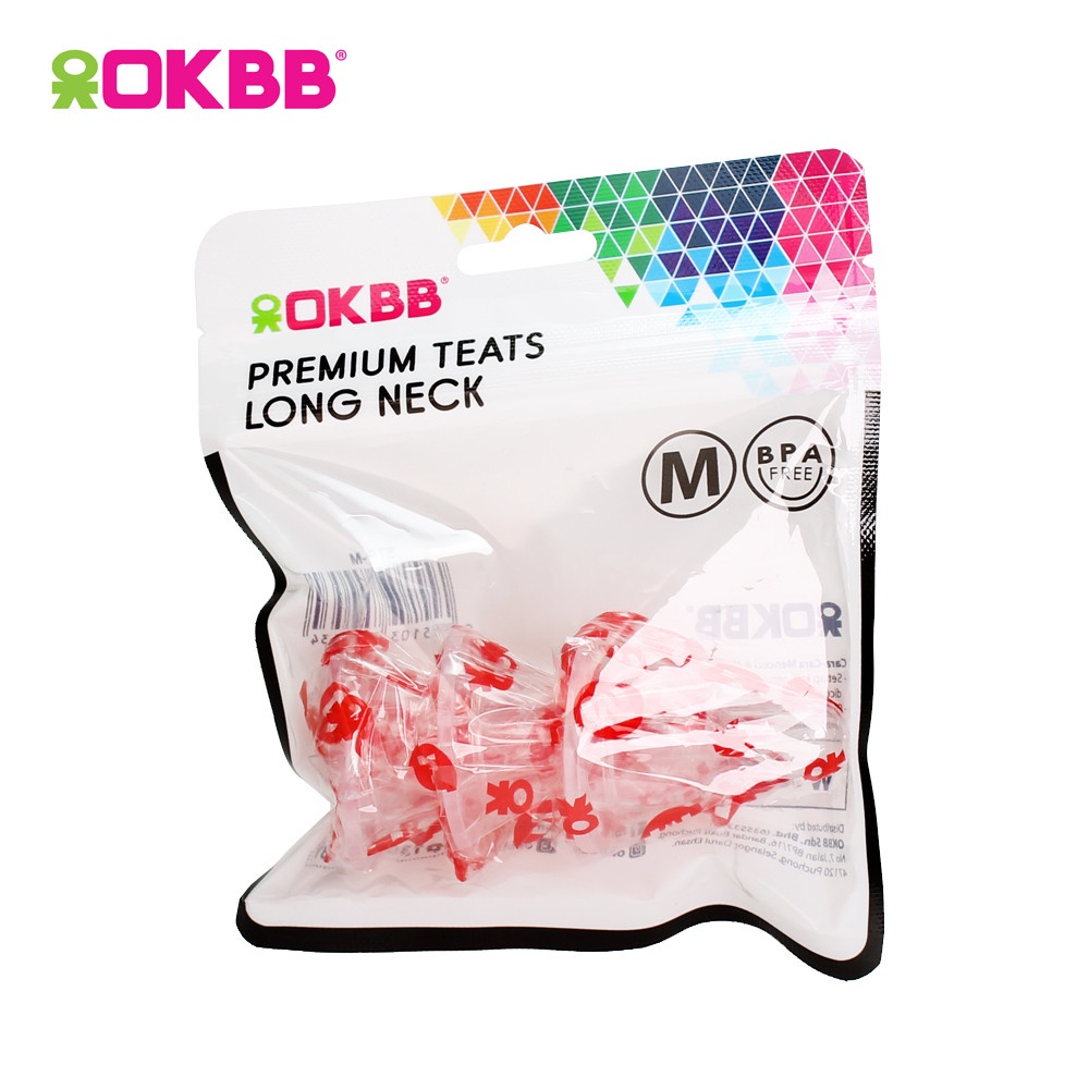 OKBB Premium Long Neck Teats 3's | Shopee Malaysia
