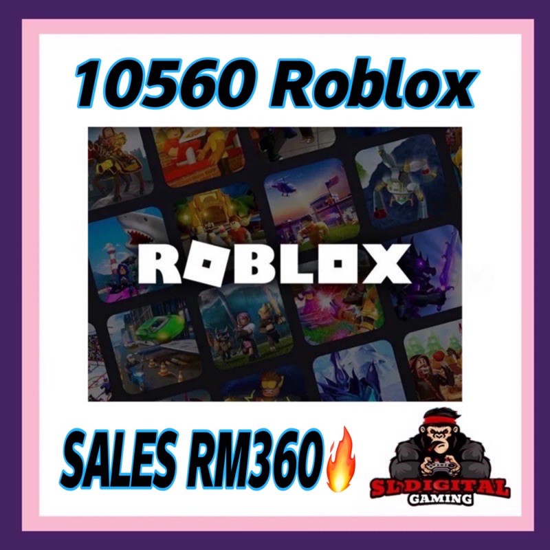 Buy Robux Roblux Chepeast 10560r Seetracker Malaysia - robux gift card shopee