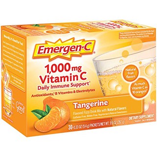 Emergen C 1000mg Vitamin C Powder With Antioxidants B Vitamins And Electrolytes Vitamin C Supplements For Immune Support Caffeine Free Fizzy Drink Mix Tropical Flavor 30 Count 1 Month Supply Shopee Malaysia