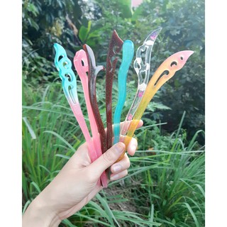 Hairpin, hair accessories, Chinese style resin hairpins, bright colors like no other.