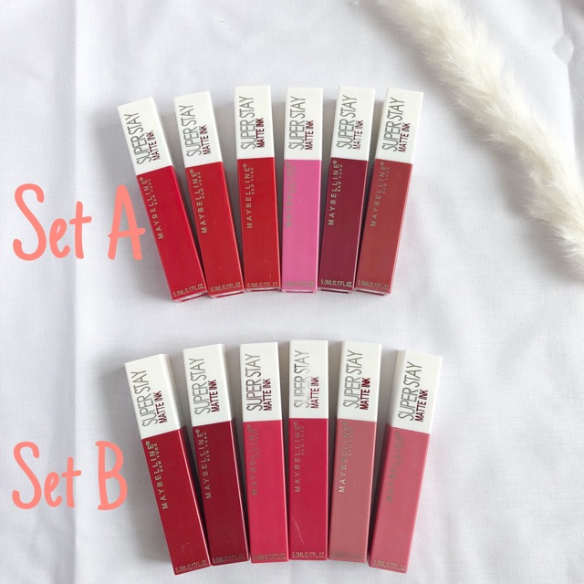 maybelline lipstick set of 6