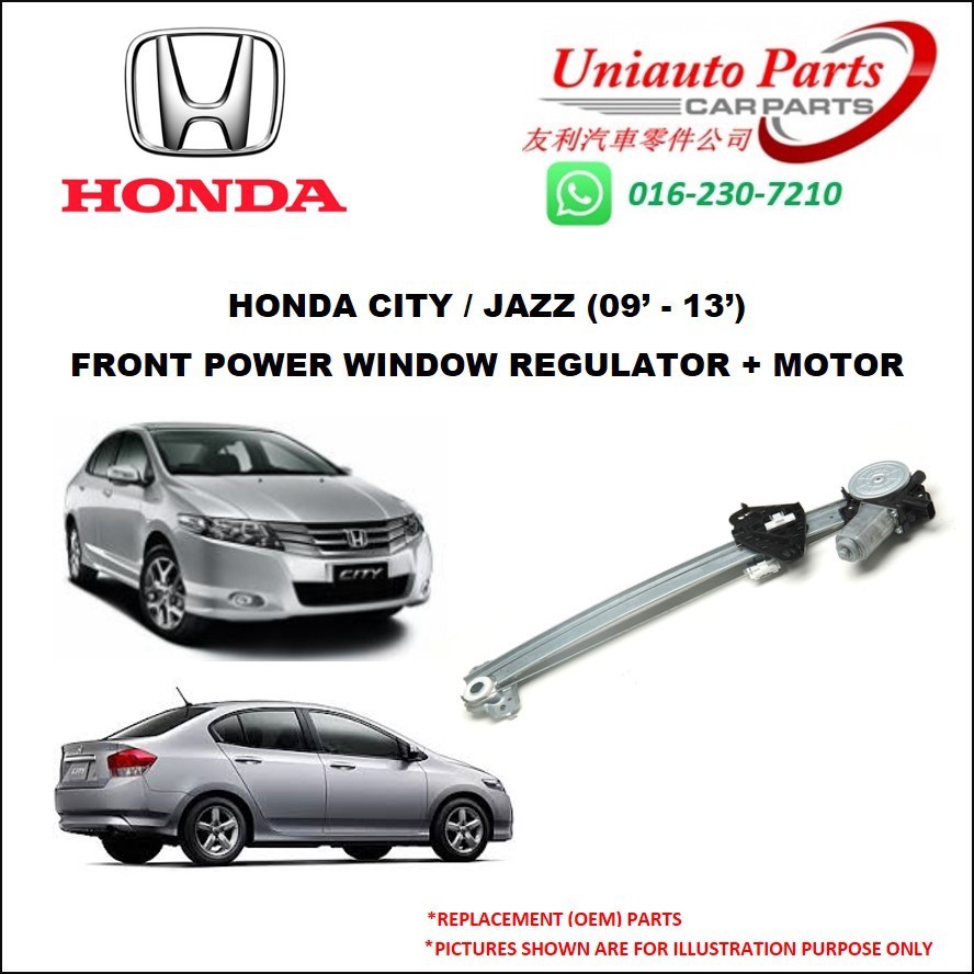 HONDA CITY TM0 GM2 ('09 '13) FRONT POWER WINDOW REGULATOR + MOTOR