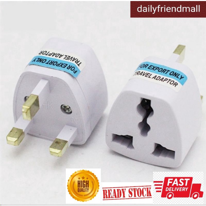 3 pin multi adapter plug conversation plug universal adapter Malaysia
