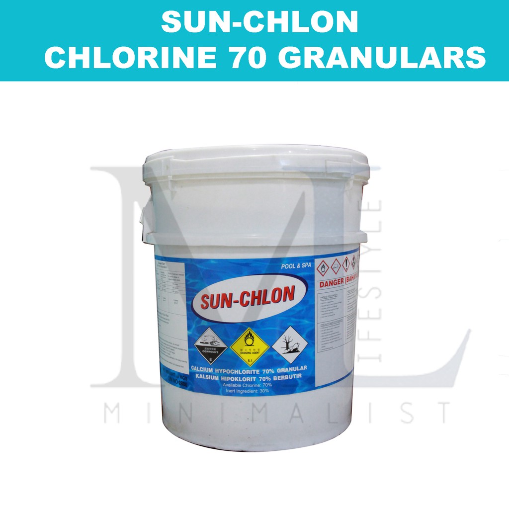 Minimalist Lifestyle:- Chlorine Klorin 70% - SUN CHLON 70 Granular ...