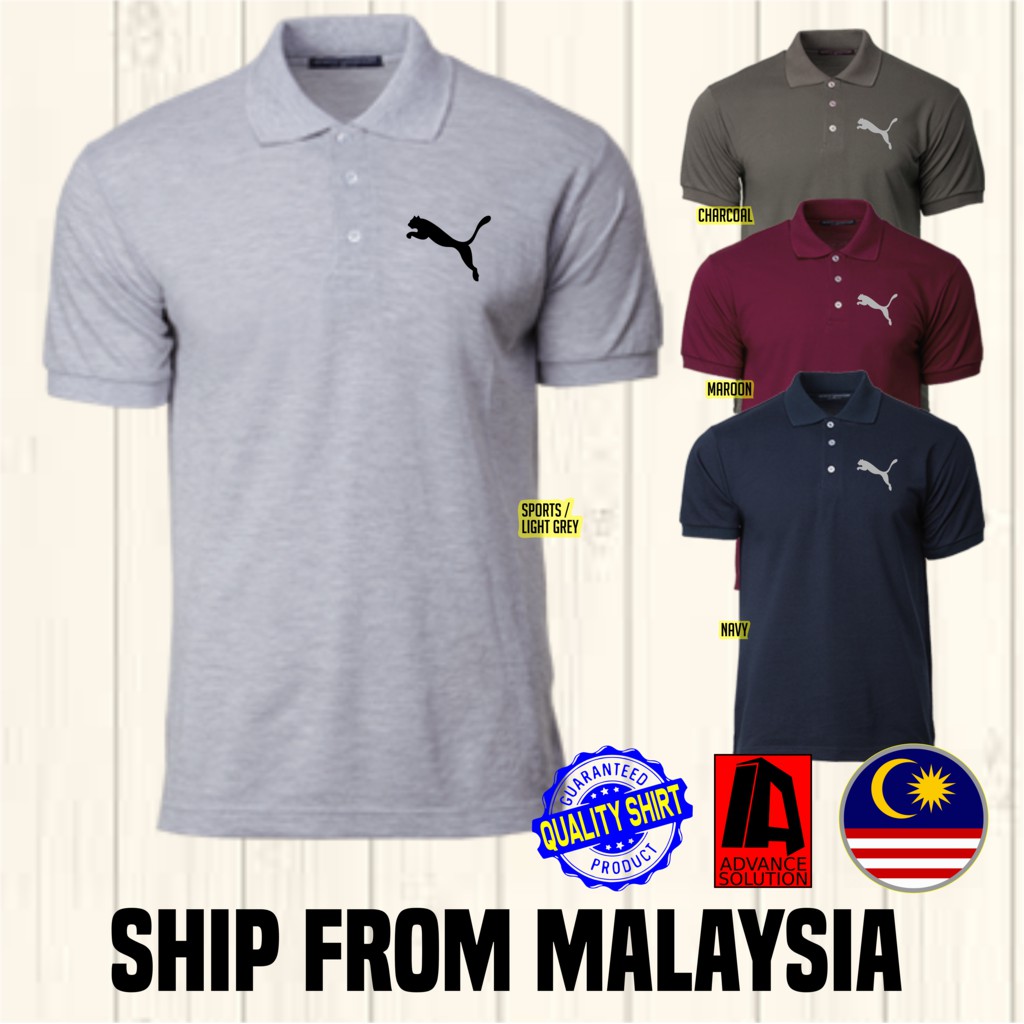 puma t-shirts with collar