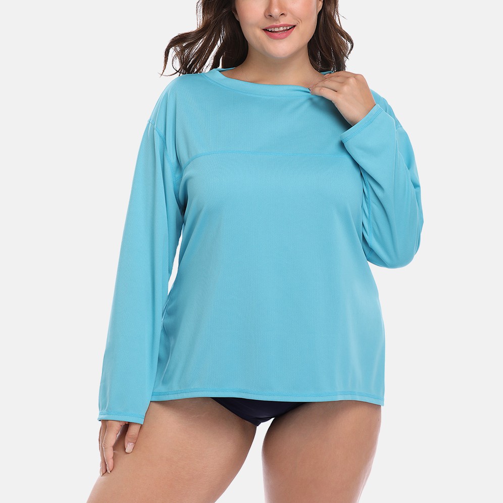 uv swim shirts plus size