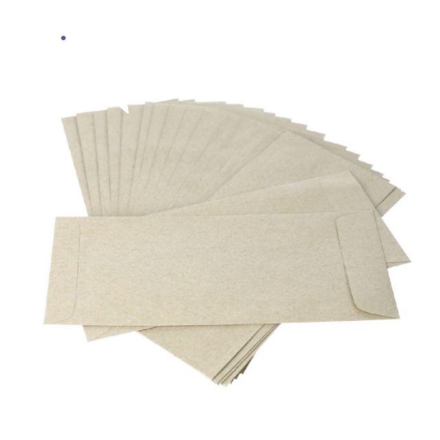 Envelope 4.5" × 9.5" White / Brown Color / Sampul Surat 4 ...