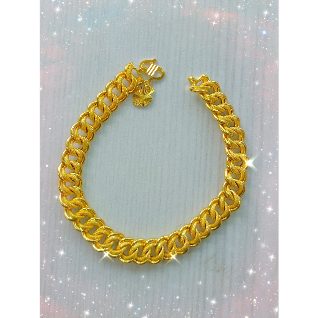  916  GOLD  COCO  BRACELET RANTAI TANGAN COCO  EMAS 916  