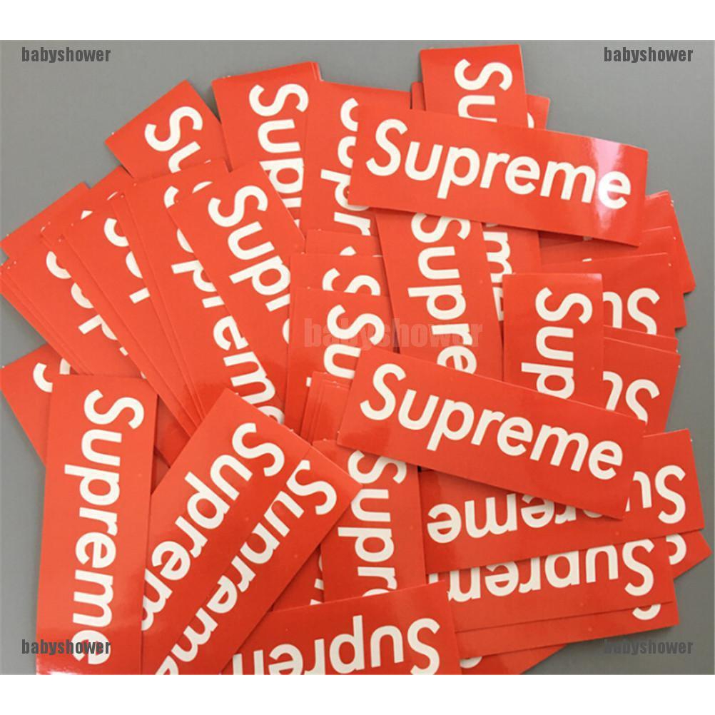 100 supreme stickers