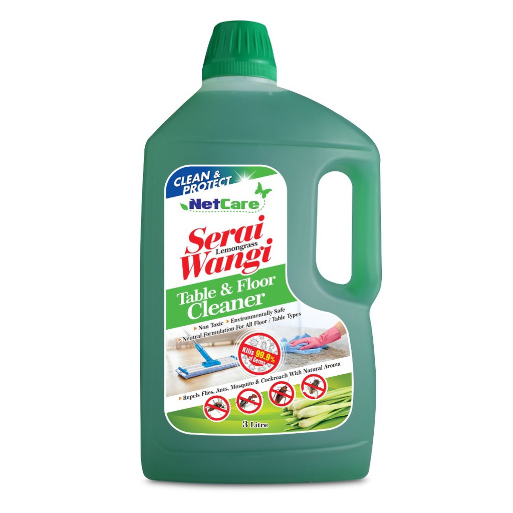[Nozomi] Netcare Serai Wangi Antibacterial Floor & Table Cleaner (3L