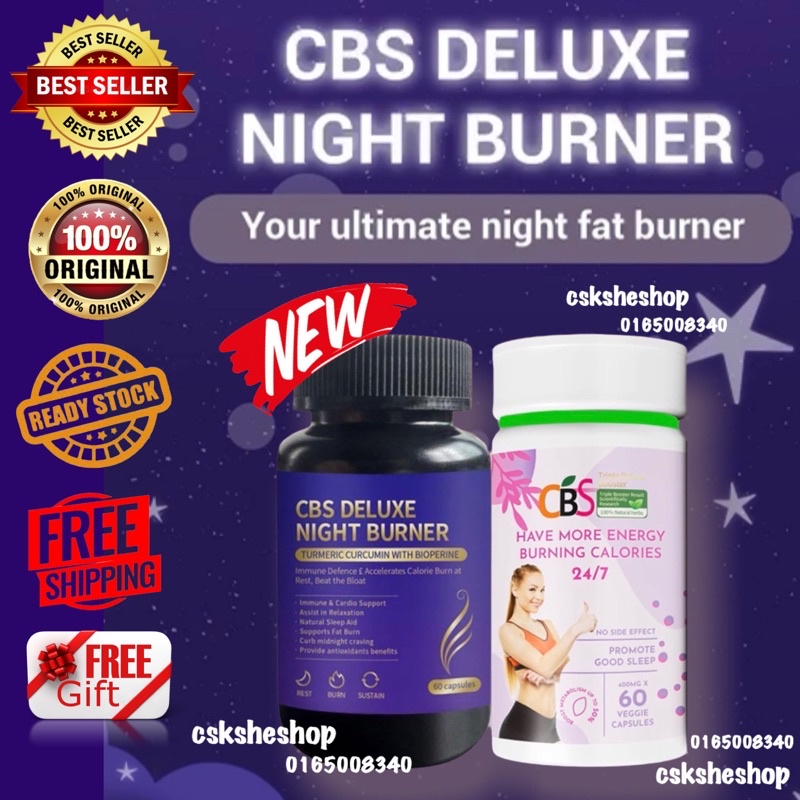 New Latest CBS Night Burner CBS TRIPLE DELUXE BOOSTER Shopee Malaysia