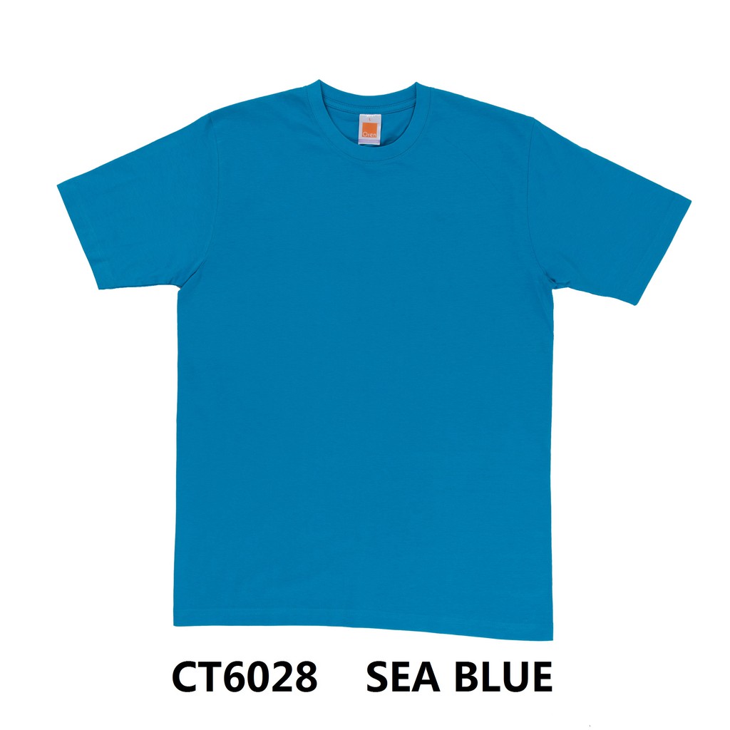 【SUPERIOR】COTTON T-Shirt Round Neck WHITE/SEA BLUE/MAGENTA/LIME GREEN/GREY/ORANGE/YELLOW CT60 Oren Sport 180GSM COTTON