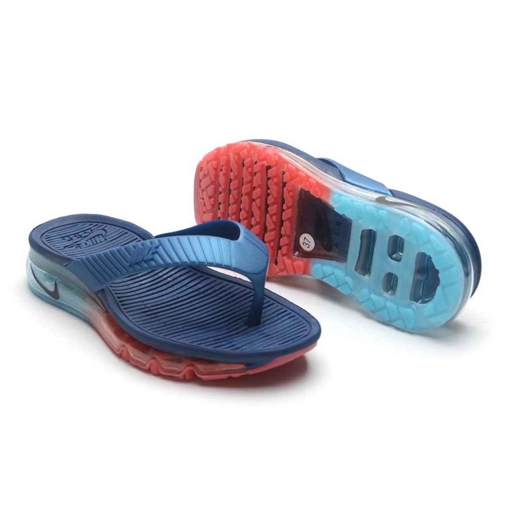 nike slippers for men blue