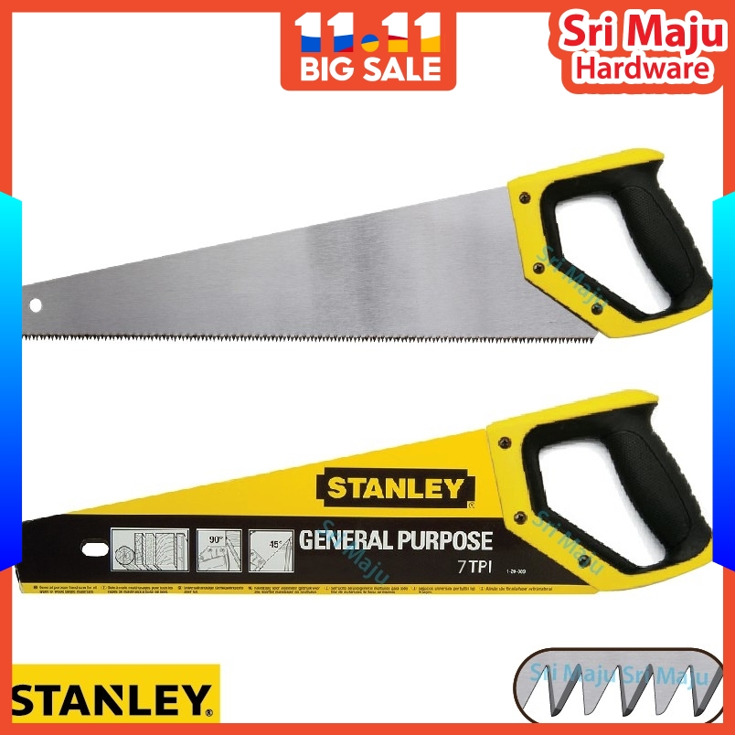 MAJU Stanley 20074 20 Inch 7 TPI General Purpose Hand  Saw  