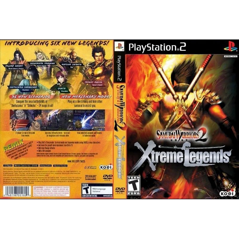 Samurai Warriors Xtreme Legends For Playstation 2 blog.knak.jp