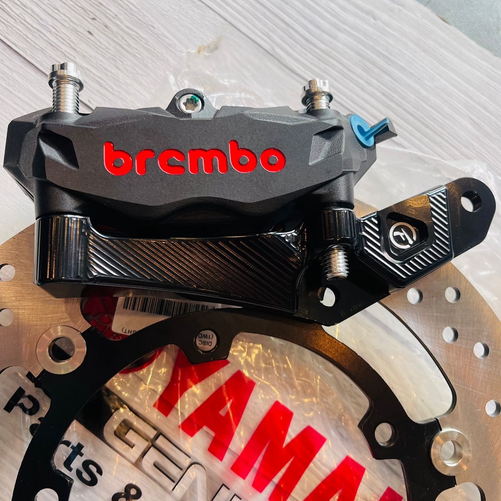 Yamaha XMAX Original Brembo M3 K5 K50 Black Red Logo 4Pot Caliper Front