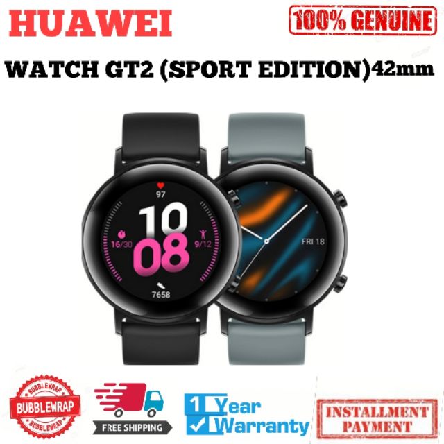 Huawei Watch GT2 ( 42mm ) ~ 100% Original Malaysia Set ...