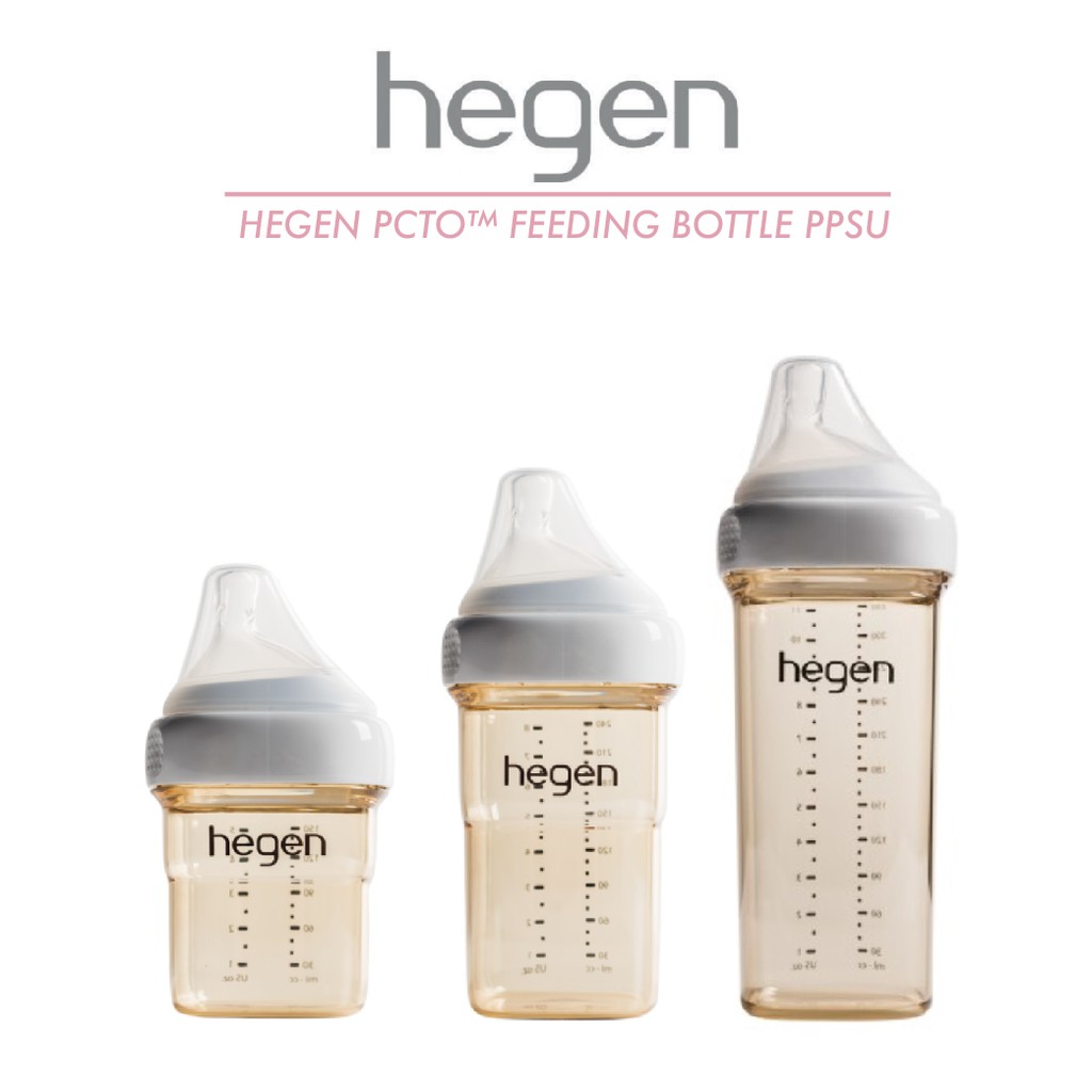 Hegen Pcto Feeding Bottle Ppsu 1pcs Shopee Malaysia