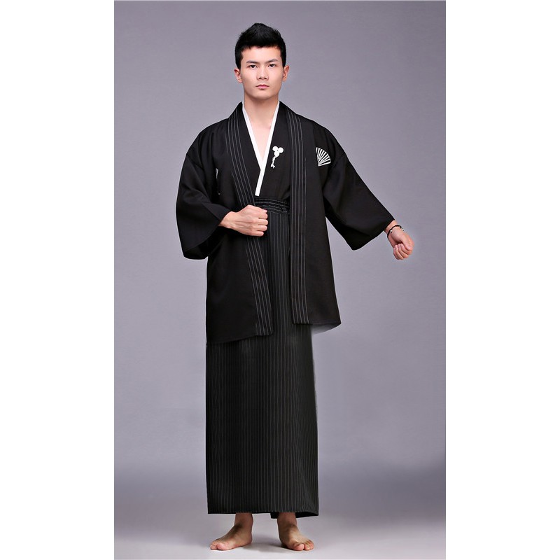 Man Men Japan Traditional Old Dress Uniform Costume kimono | Shopee ...