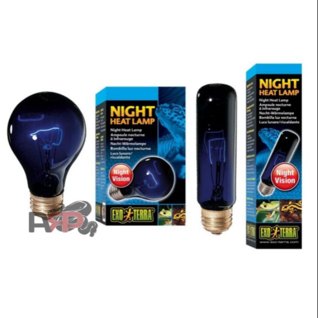 Exoterra Night Heat Lamp/ Night Glo Moonlight Bulb 75W PT2130