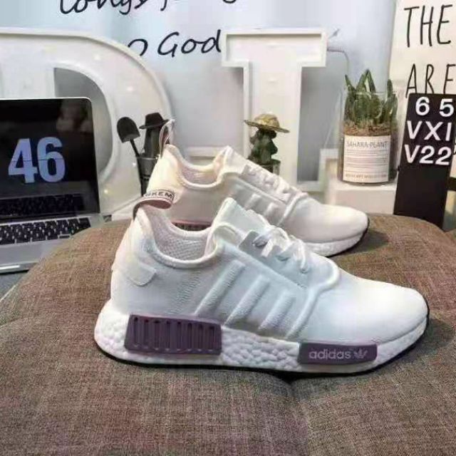 nmd r1 purple and white