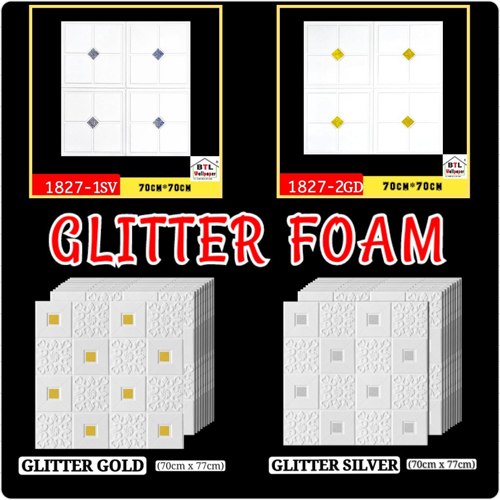 Wallpaper Dinding Wall Paper Sticker C Ready Stock Besarnya 3d Foam 70cm X 96cm Brick Foam Stickers 70cm X 77cm Pe Foam Shopee Malaysia